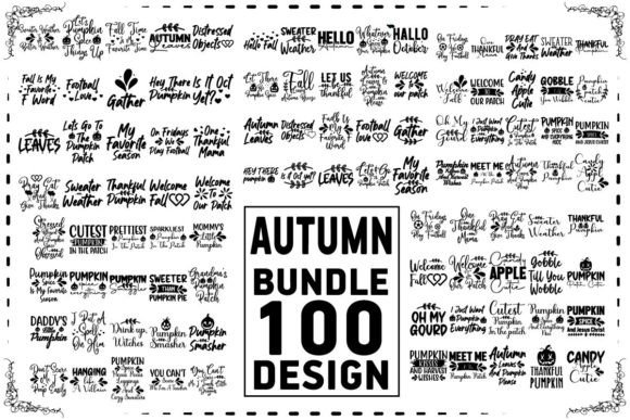 Autumn Sublimation Bundle: Graphics for Crafts