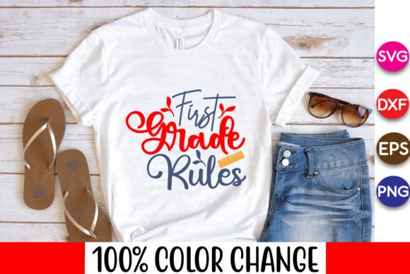 First Grade Rules Svg: Graphics and Crafts for Digital Sellers