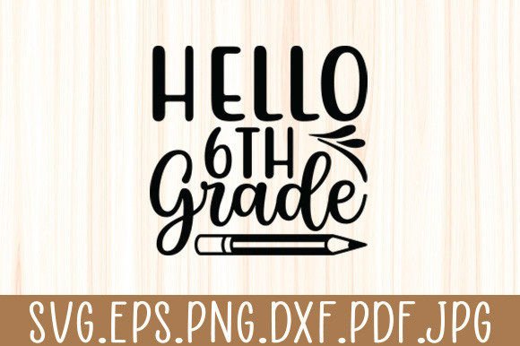 Hello 6th Grade Leopard Teacher Students Graphics
