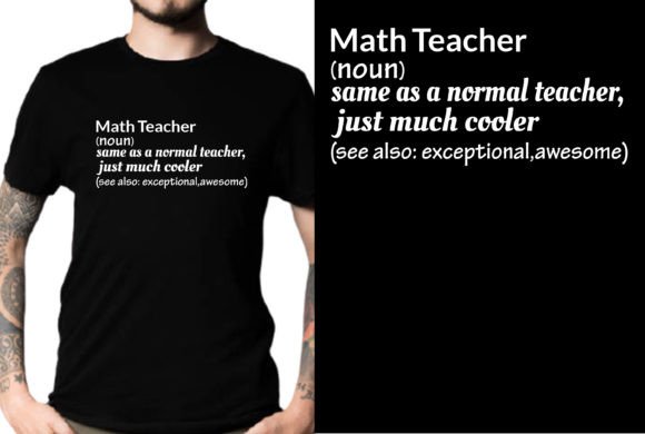 Math Teacher T-shirt Design SVG Back to Graphics