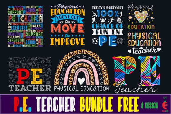 PE Teacher Bundle FREE: Graphics and Crafts for Creative Projects