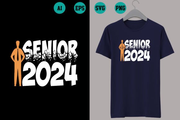 Senior 2024: Graphics for T-Shirt Designs